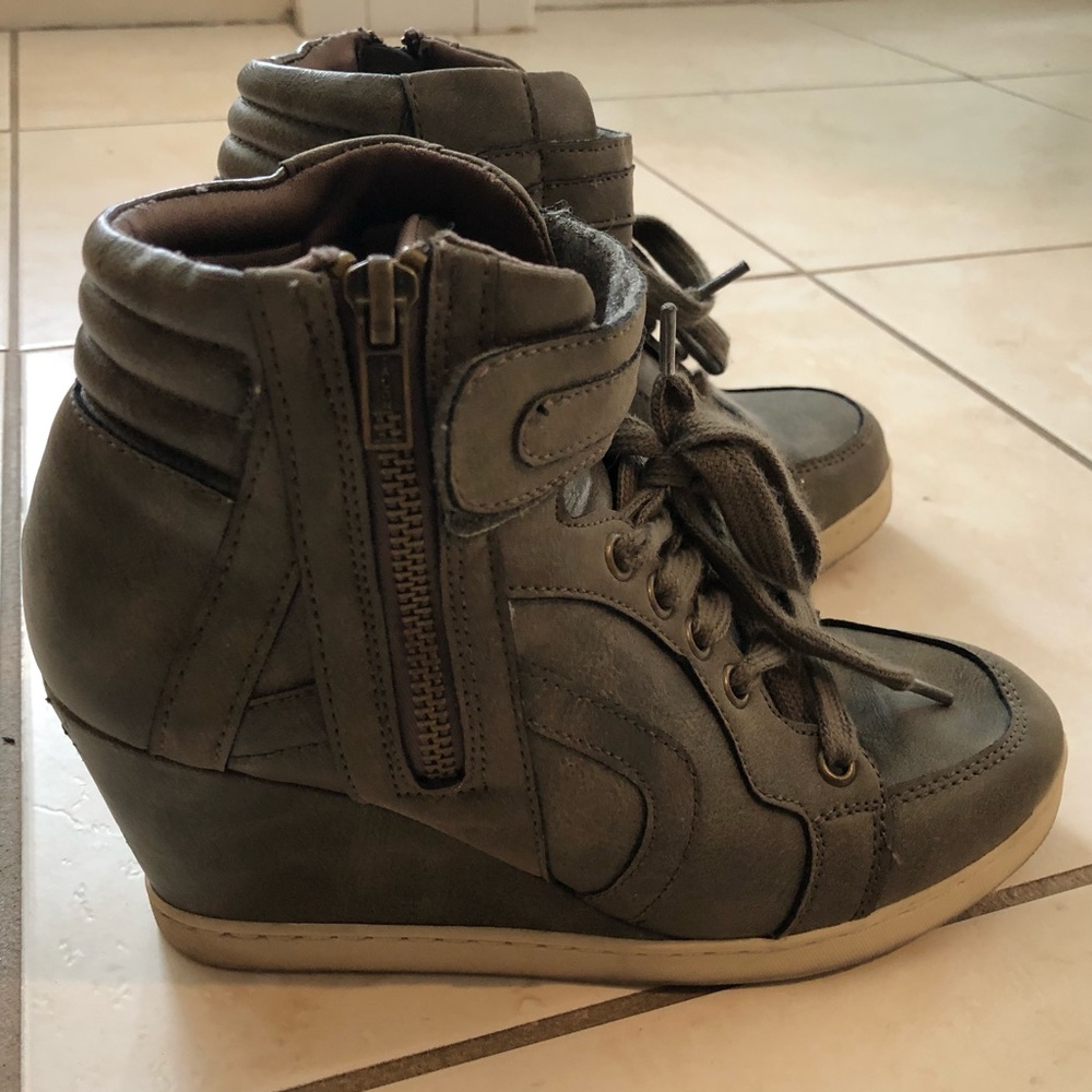 Candies wedge sneakers
